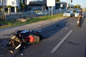 Rimini 18/07/2016 - Incidente stradale grave via Emilia. © Manuel Migliorini / Adriapress.