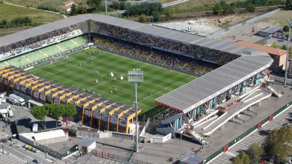 Lo stadio Manuzzi di Cesena