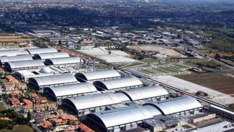 i 16 padiglioni di Rimini Fiera