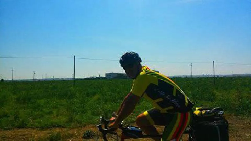 Giovanni durante il suo viaggio
