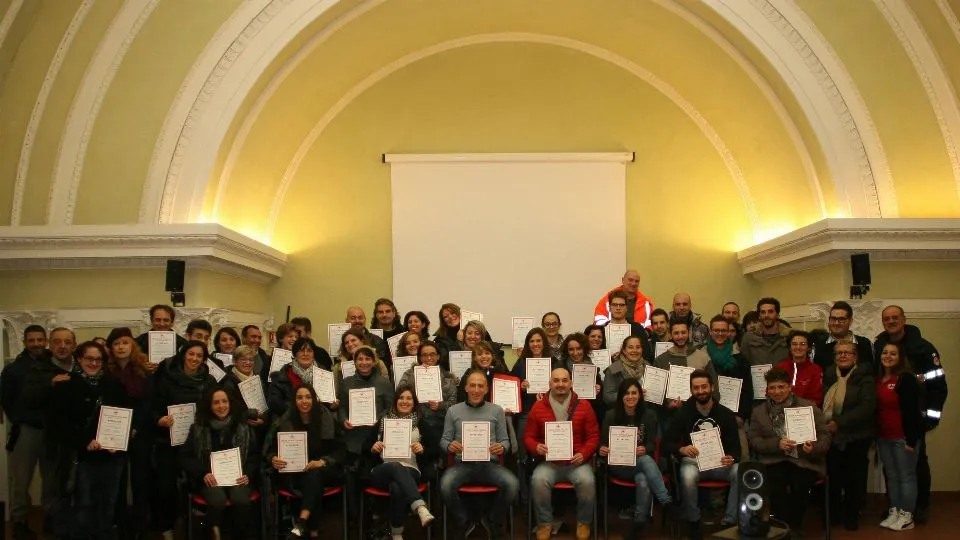 I nuovi volontari della Croce Rossa riminese
