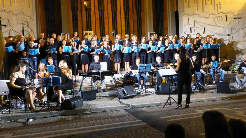 il coro in concerrto
