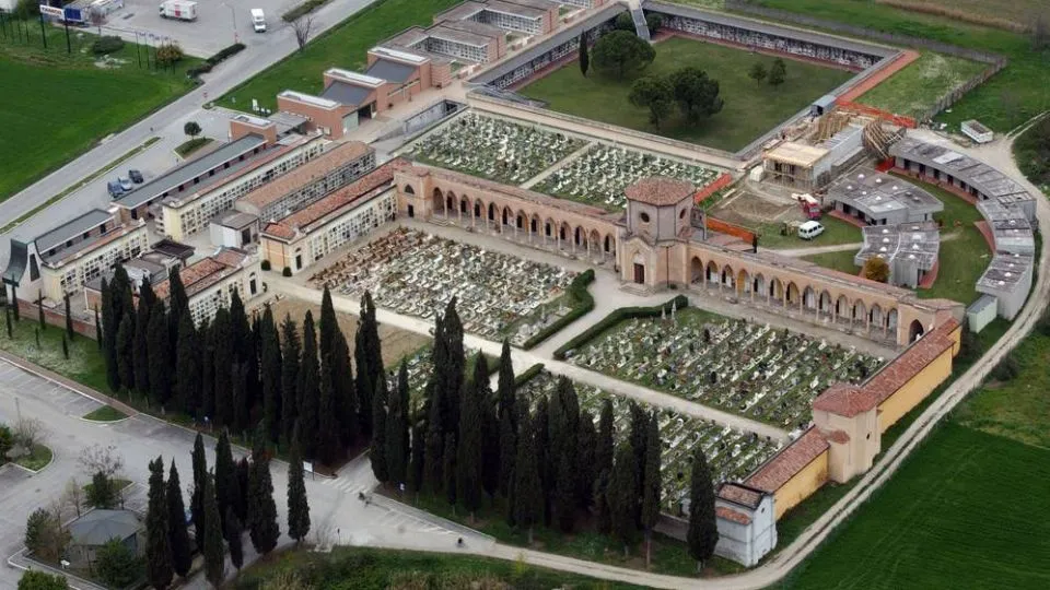 il cimitero centrale di Santarcangelo