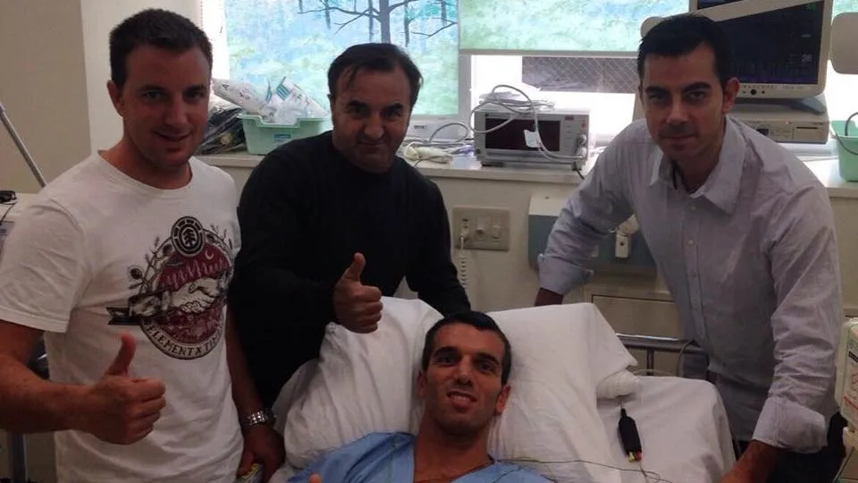 Alex De Angelis in clinica dopo l’incidente