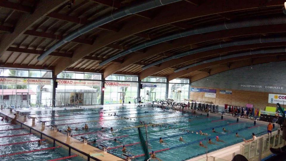 Lo stadio del Nuoto di Riccione
