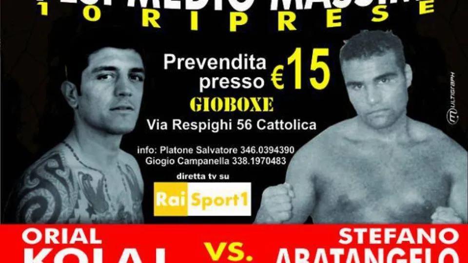 Il volantino di presentazione della sfida