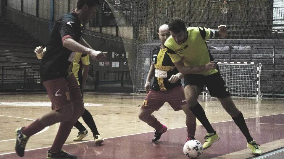 I biancorossi in campo
