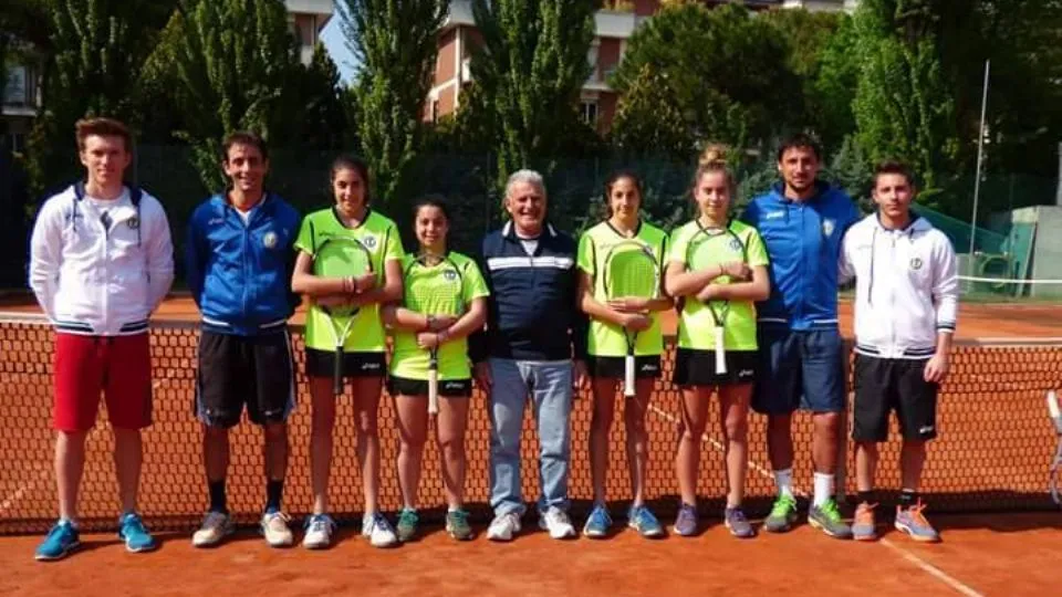 La squadra del Ct Casalboni Santarcangelo al completo