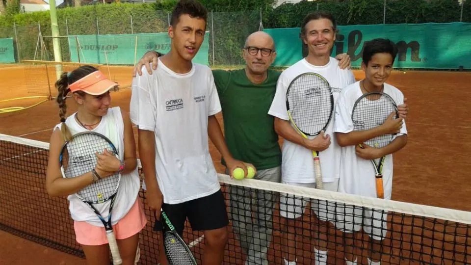 I finalisti del doppio giallo al Tennis Club Riccione