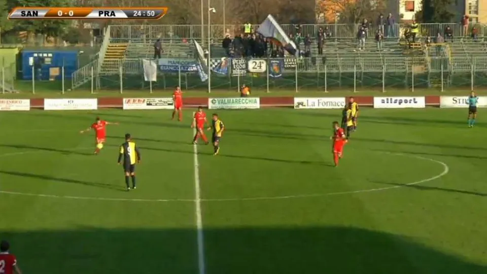 Un momento di Santarcangelo-Prato (Sportube)