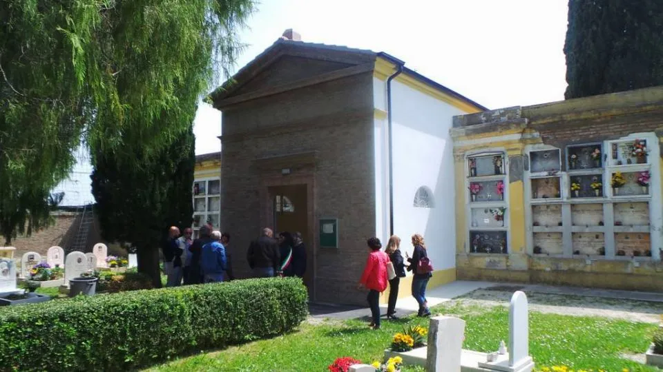 il cimitero di Corpolò (immagine Comune di Rimini)