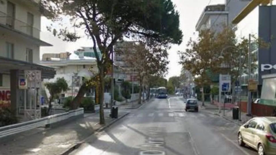 Tratto di via D’annunzio non collegata ai fatti sotto descritti