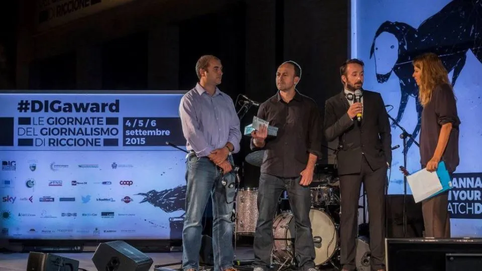 un momento delle premiazioni (foto Giorgio Salvatori)