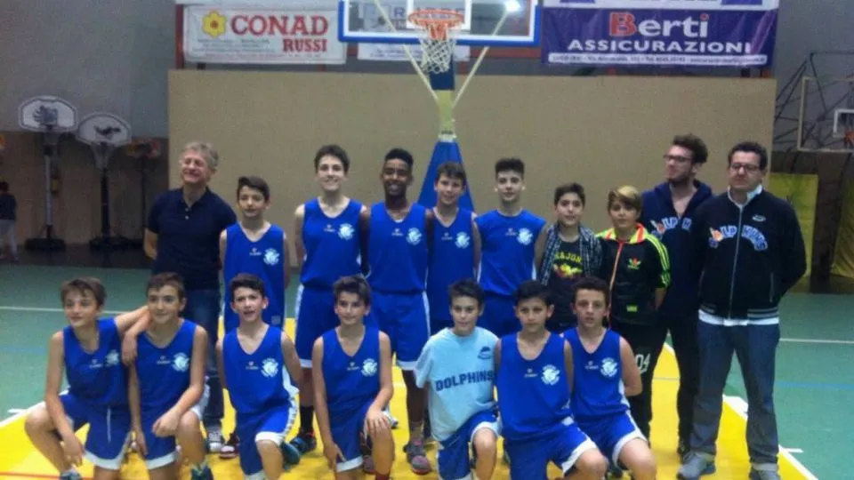 L’under 13 dei Dolphins Riccione
