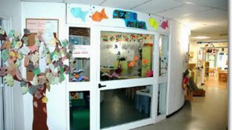 L’ingresso della scuola materna Mimosa