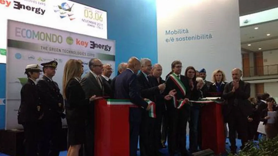 Taglio del nastro – Ecomondo 2015

