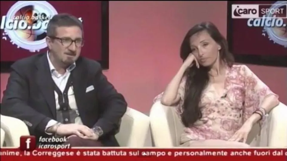 Un momento della trasmissione di lunedì sera