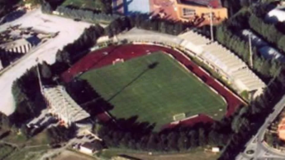Lo stadio comunale di Gubbio