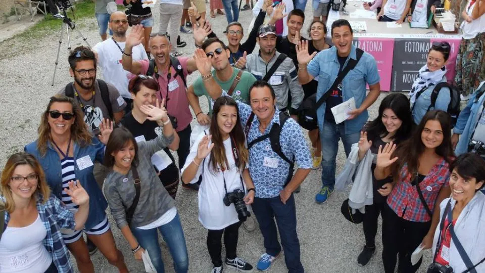alcuni dei partecipanti alla Fotomaratona