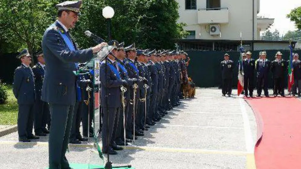 il comandante Venceslai interviene alla cerimonia per il 241esimo della Fondazione