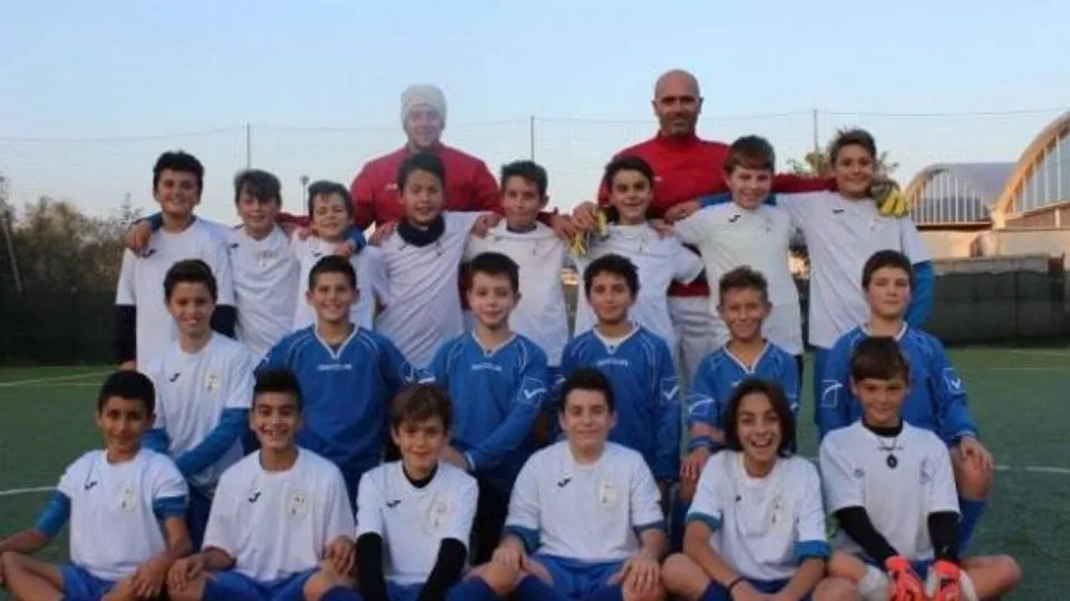 Esordienti 2004 con i mister Federico Casadei e Alberto Bacchini