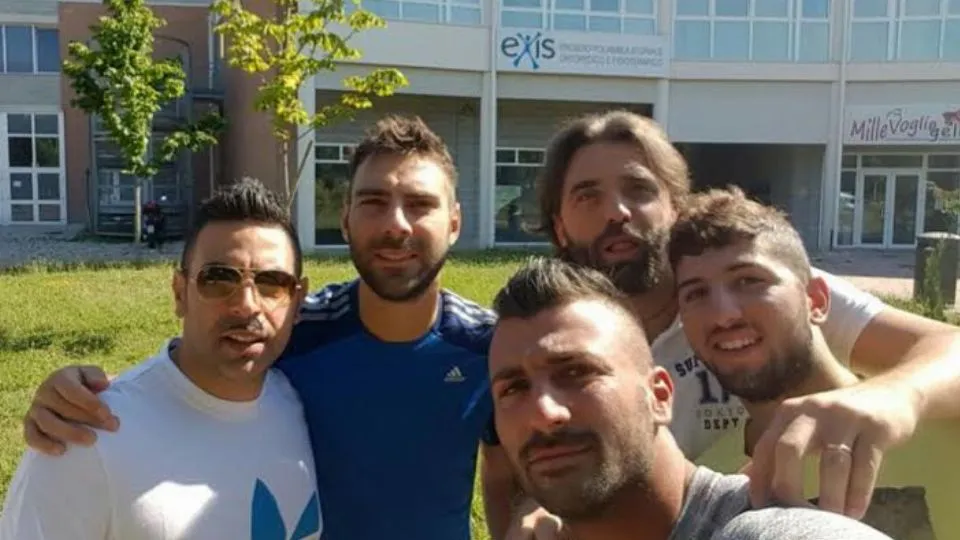 La seduta di allenamento con Le Pera