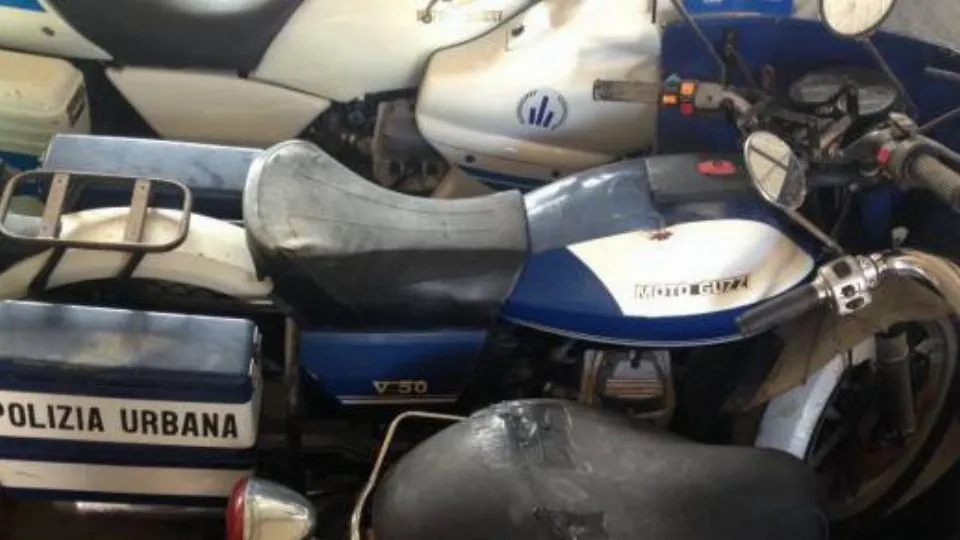 Una delle moto messe all’asta