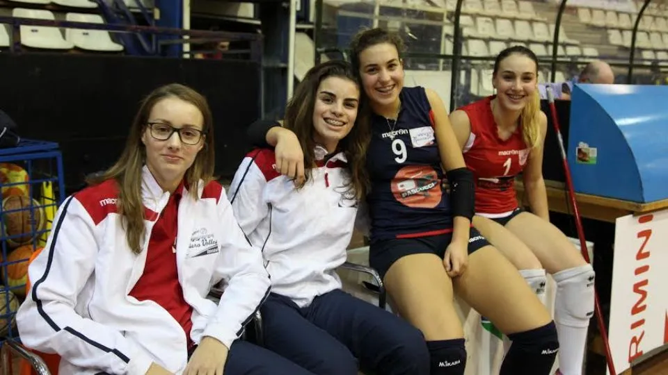 Le quattro atlete convocate alle selezioni regionali giovanili Virginia Fiscaletti, Sara Caruso, Cecilia Morolli e Kristen Genovese