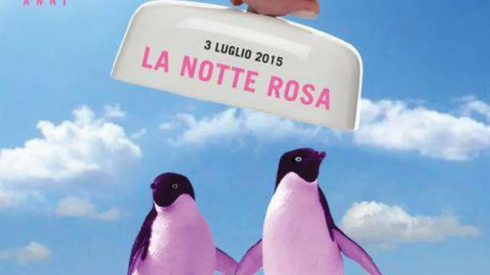 Il manifesto della notte rosa 2015