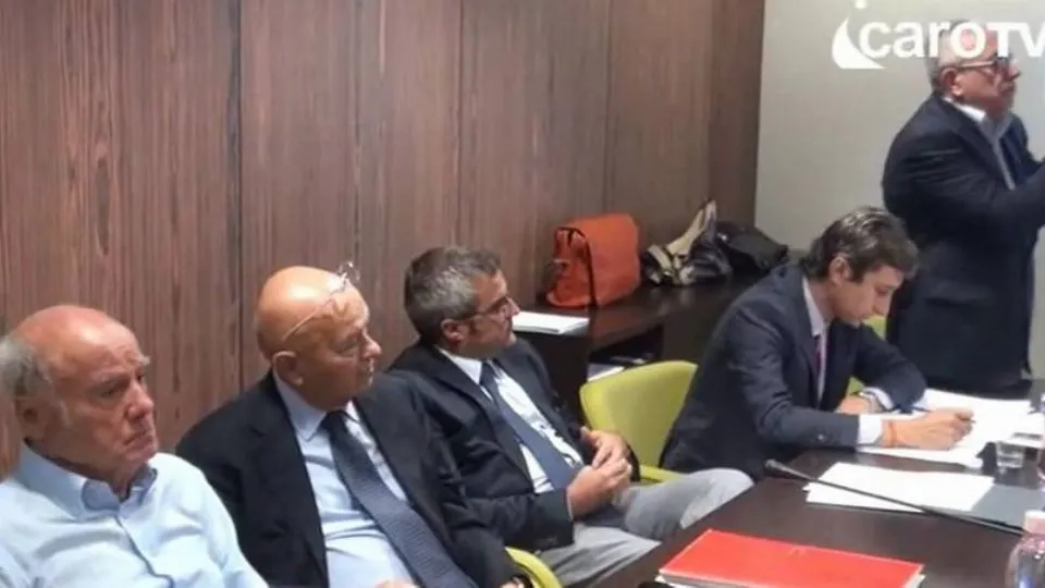 Alcuni dei nove indagati di allora