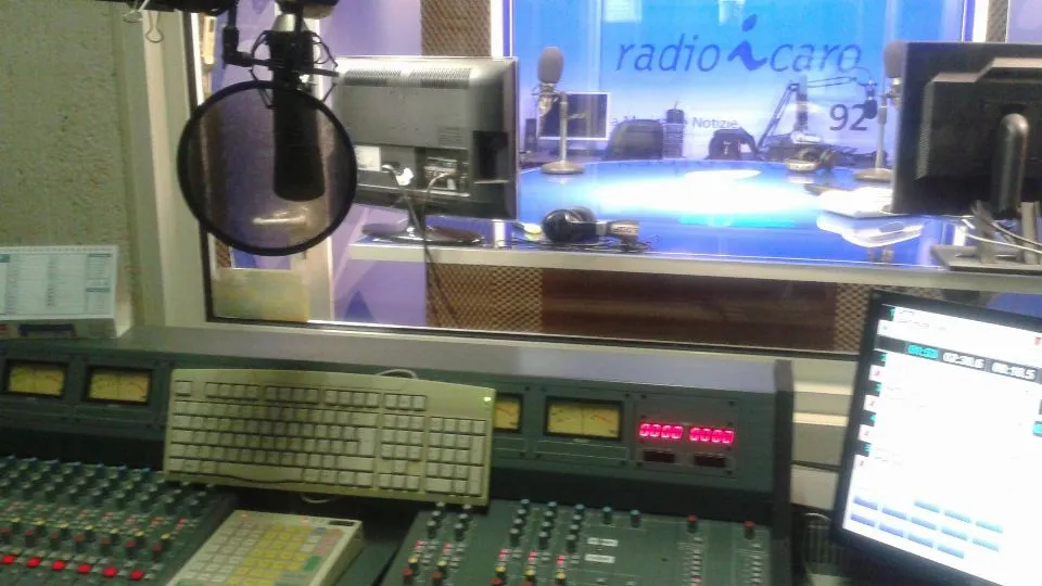 gli studi di Radio icaro