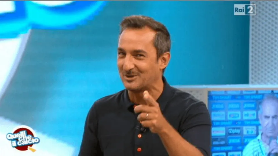Nicola Savino durante “Quelli che il Calcio”
