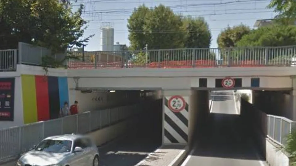 Il sottopasso di via Tripoli
