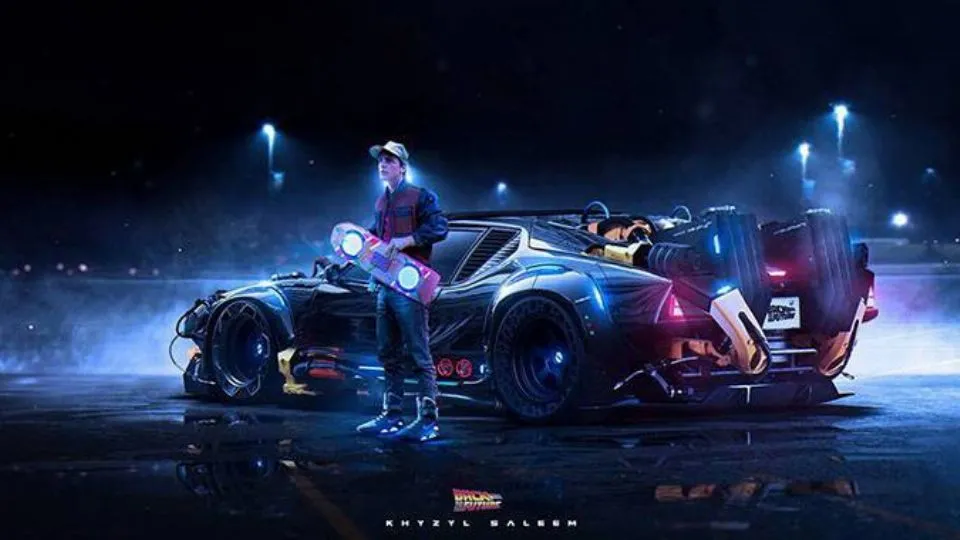La DeLorean di Ritorno al Futuro a Ecomondo 2015