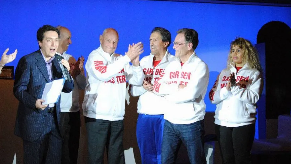 Gli alfieri del Master Garden Rimini sul palco del 1° Premio Sport Rimini Libra Finanziaria Spa
