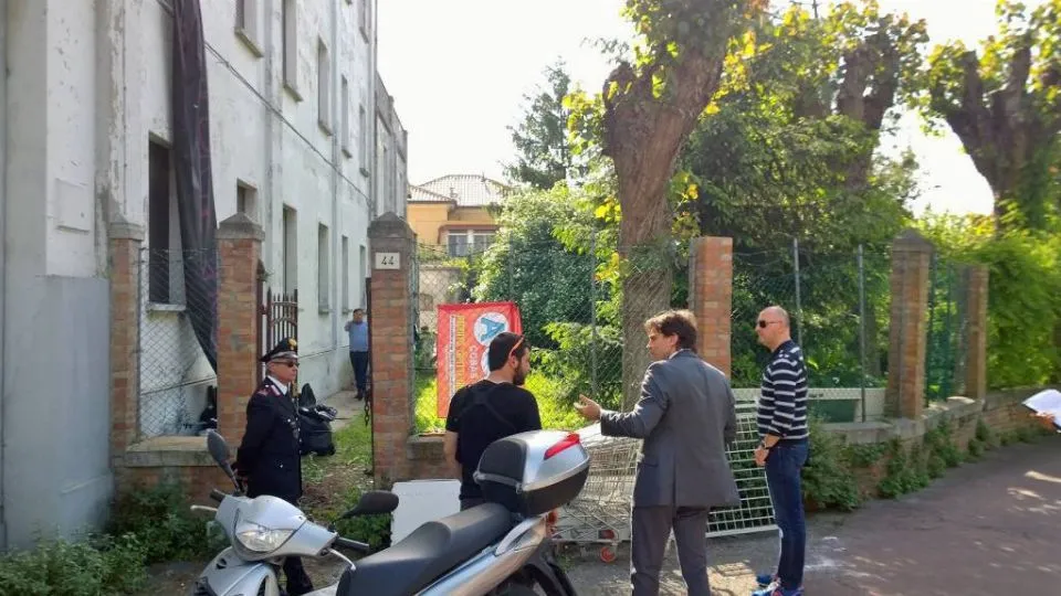 L’occupazione di ieri (Adriapress)