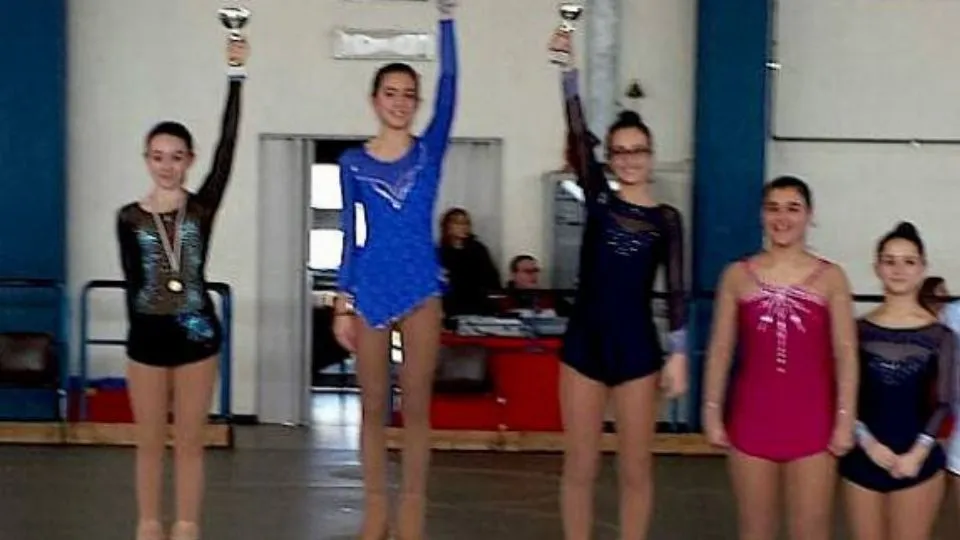 Giulia Colombari sul primo gradino del podio
