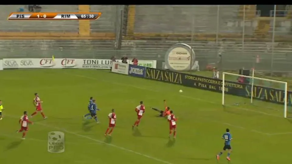 Il gol del 2-0 di Montella (Sportube)