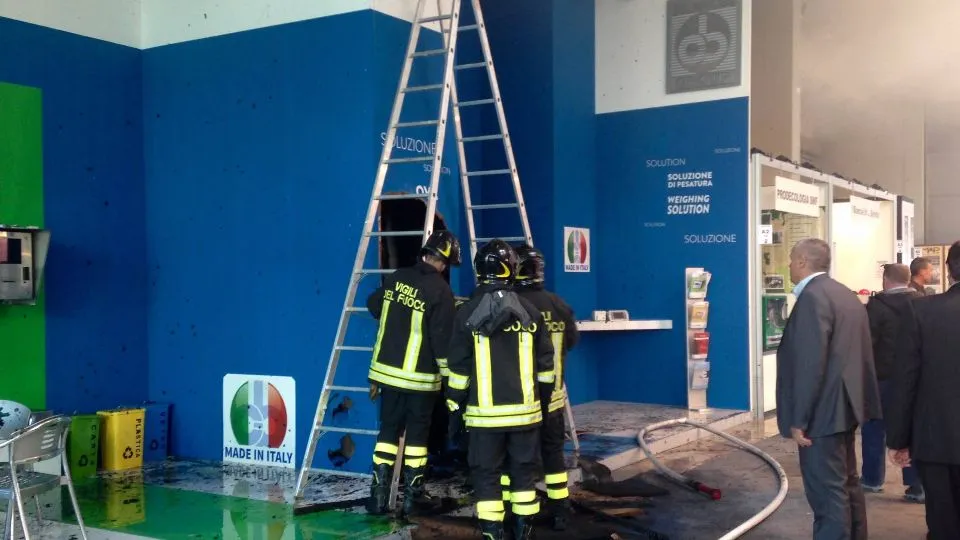 l’intervento dei Vigili del Fuoco

