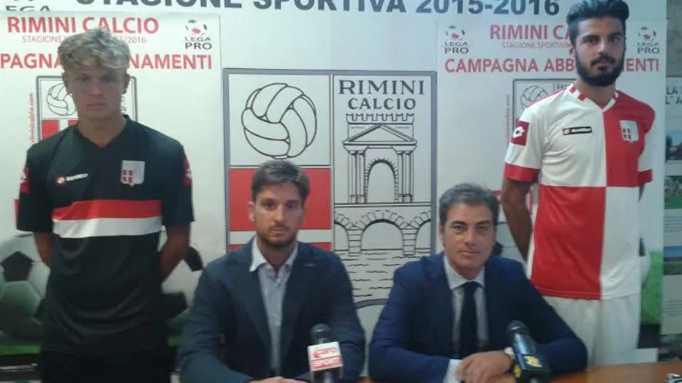Le nuove maglie del Rimini