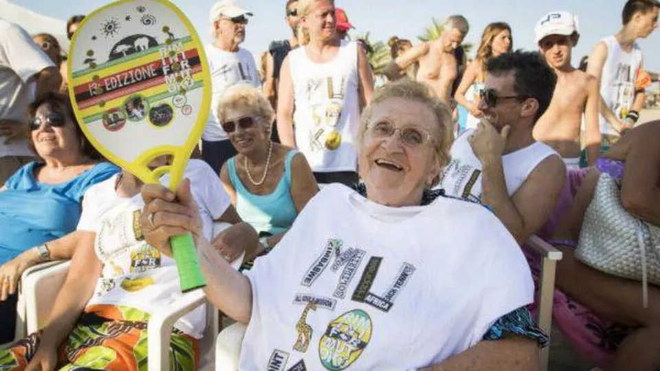 Marilena Pesaresi in spiaggia allo scorso “Rimini for Mutoko”
