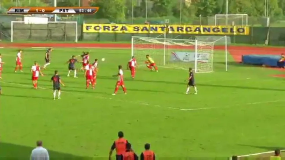 Il pareggio di Sinigaglia in pieno recupero (Sportube)
