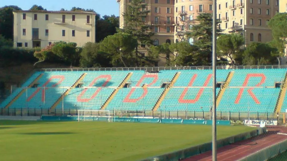 Lo stadio Artemio Franchi di Siena