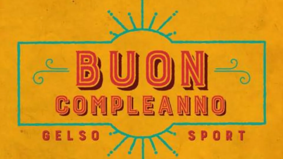 Locandina Buon compleanno Gelso Sport