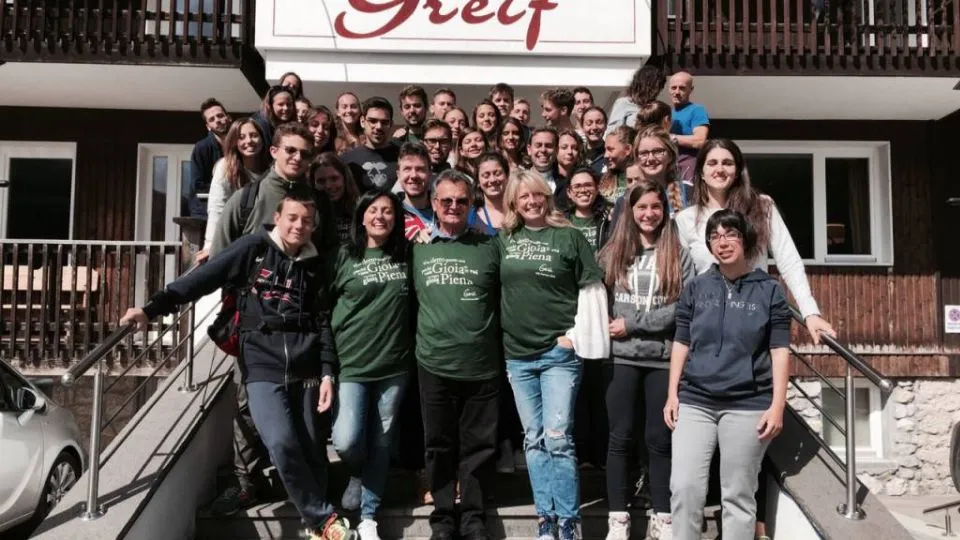 Il sindaco con i ragazzi della parrocchia
