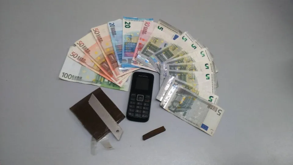 il materiale sequestrato
