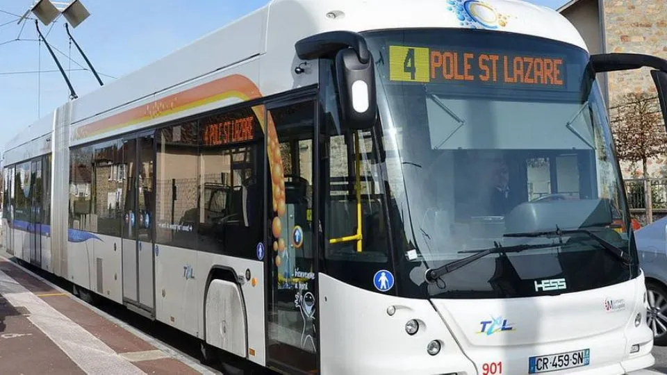 Un Trolleybus Hess 4 a Limoges (Wikipedia)
