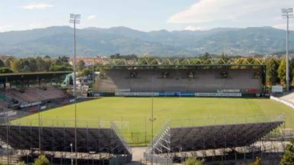 Lo stadio comunale “Marcello Melani” di Pistoia
