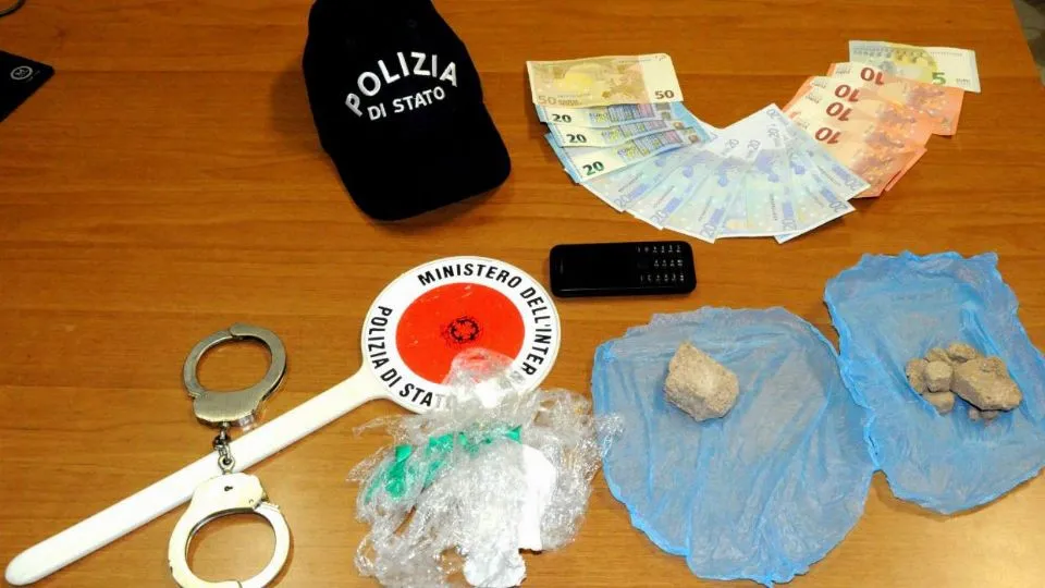 il materiale sequestrato
