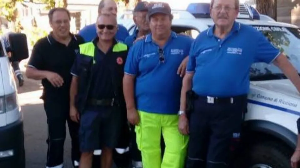 volontari in partenza
